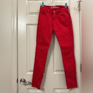 Old Navy - The Sweetheart Jeans - Red - Size 0